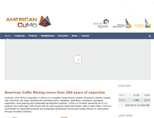 Tablet Screenshot of cumoco.com
